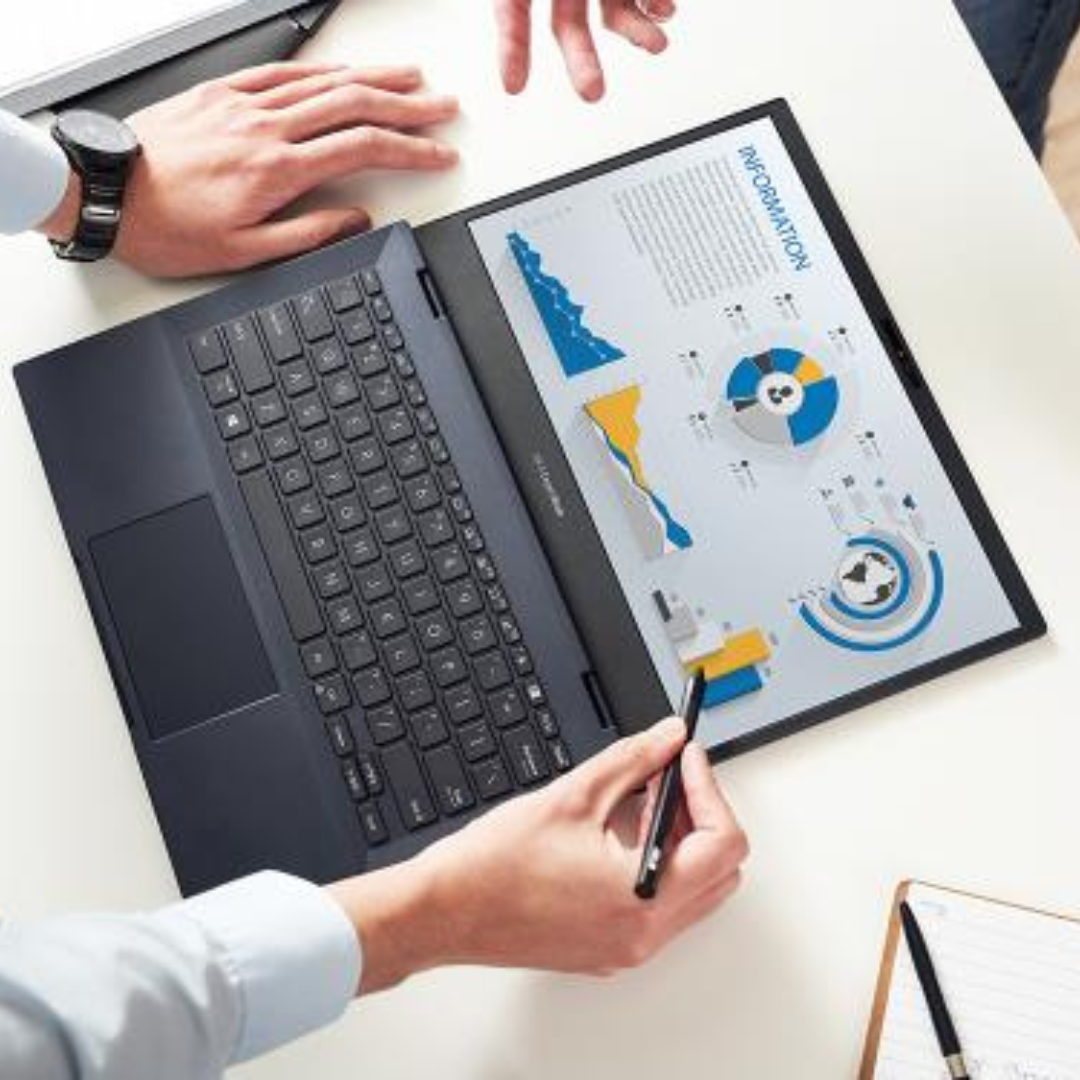 Eco-certified ASUS business laptops for workplace productivity, energy efficiency, and sustainable operations